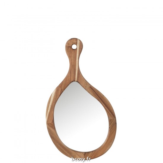 J Line Miroir Palette Bois Verre Naturel Small JLine 40953 by Jolipa 40953.
