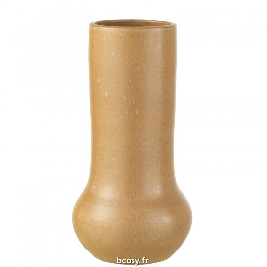 J Line Vase Organique Ceramique Beige JLine 43028 by Jolipa 43028.