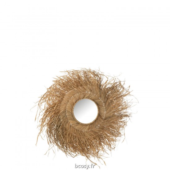 J Line Miroir Rond Jonc Naturel JLine 43813 by Jolipa 43813.