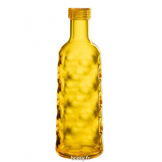 J Line Bouteille Martelee Boite Cadeau Plastique Jaune JLine 43954 by Jolipa 43954.