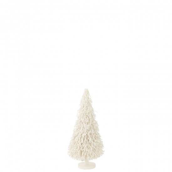J-Line J Line arbres sapins de noel sur pied Jolipa Sapin De Noel Bois Arbre A The Blanc Small.