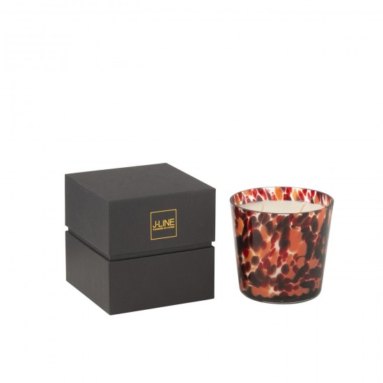 J-Line J Line bougies parfumées Jolipa Bougie Parfumee Noa Rouge Mix Small 50Heures.