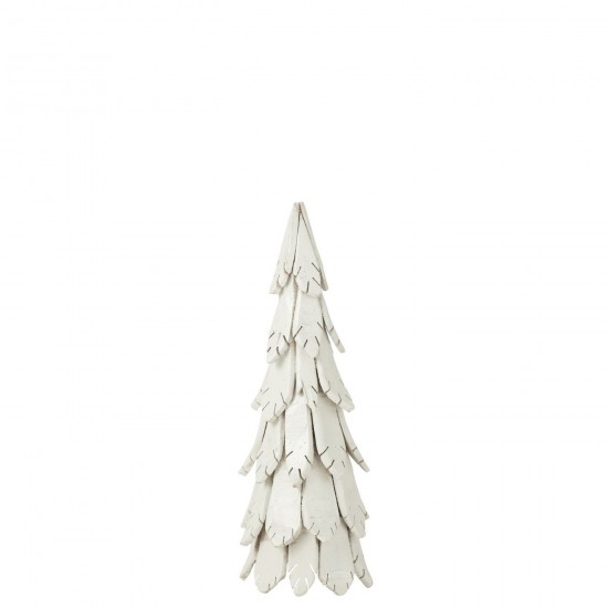 J-Line J Line arbres sapins de noel sur pied Jolipa Sapin Noël Pieces Bois Blanc Medium.