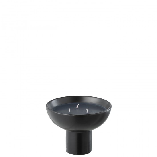 J-Line J Line bougies parfumées Jolipa Bougie Parfumee Ceramique Tasse Noir Small 12H.