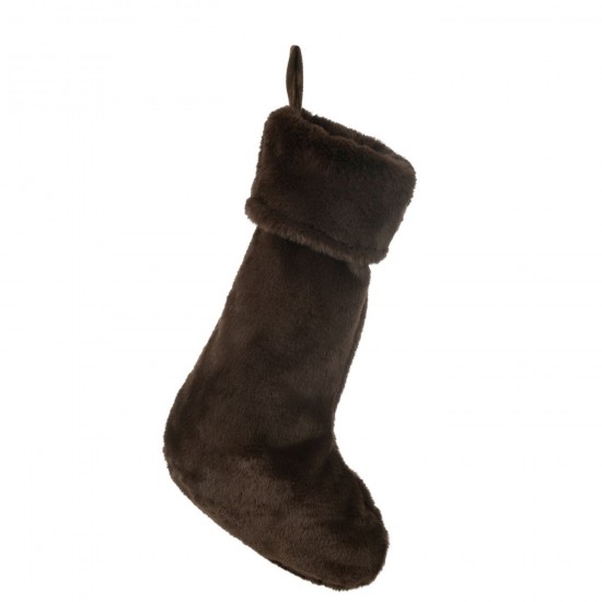 J-Line J Line pendeloques Jolipa Suspension Chaussette Cutie Polyester Marron.