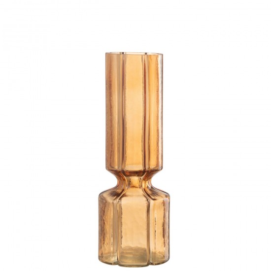 J-Line J Line Grands vases Grand vase Vases hauts Vase haut. Jolipa Vase Jef Lignes Verre Orange.