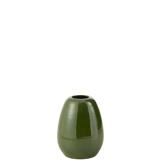 J-Line J Line Grands vases Grand vase Vases hauts Vase haut. Jolipa Vase Lola Porcelaine Vert Small.