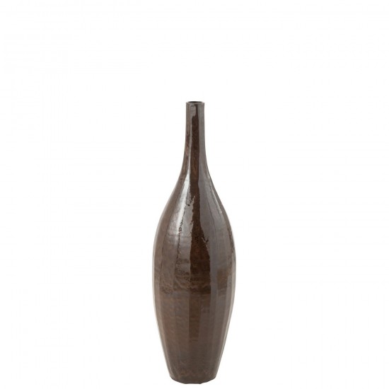 J-Line J Line Grands vases Grand vase Vases hauts Vase haut. Jolipa Vase Bouteille Terra Brillant Marron Medium.
