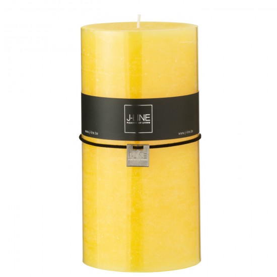 J-Line J Line bougies Jolipa Bougie Cylindrique Jaune Extra Extra Large 150H.