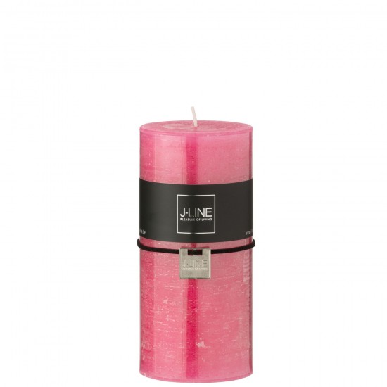 J-Line J Line bougies Jolipa Bougie Cylindrique Rose Large 52H.