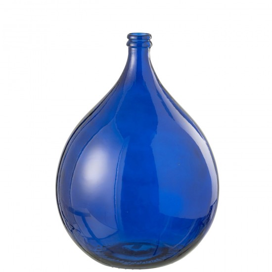 J-Line J Line Grands vases Grand vase Vases hauts Vase haut. Jolipa Vase Lissabon Glass Blue Large.