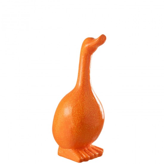 J-Line J Line animal animaux statuettes Jolipa Oie Exterieur Mgo Orange.