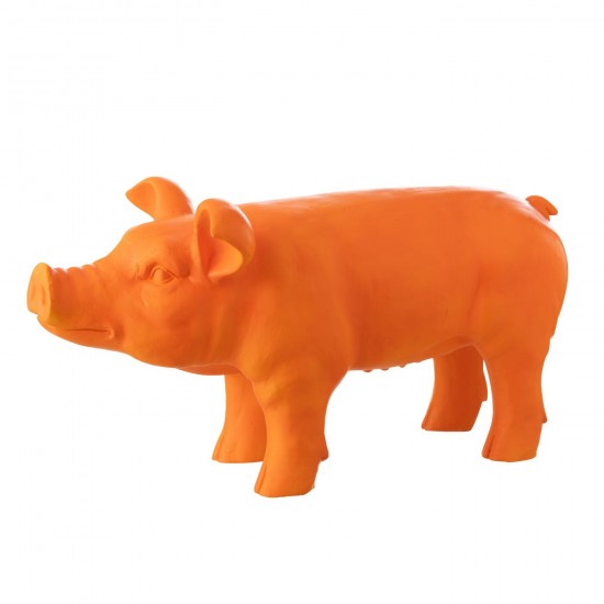 J-Line J Line cochons statuettes Jolipa Cochon Exterieur Mgo Orange.