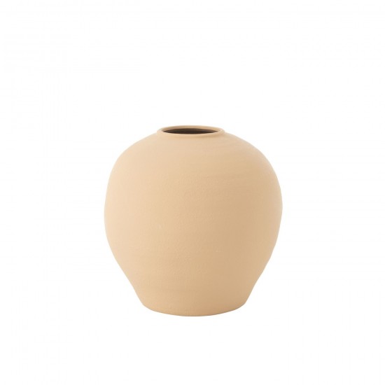 J-Line J Line Grands vases Grand vase Vases hauts Vase haut. Jolipa Vase Cassia Rond Argile Beige Large.