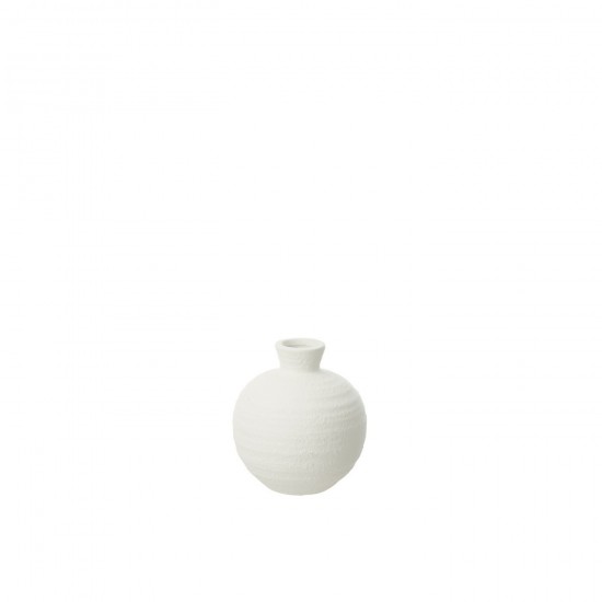 J-Line J Line vases Jolipa Vase Ballon Maru Argile Blanc.
