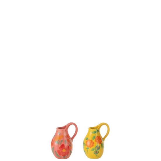 J-Line J Line vases Jolipa Vase Pichet Alegria Argile Mix Assortiment De 2.