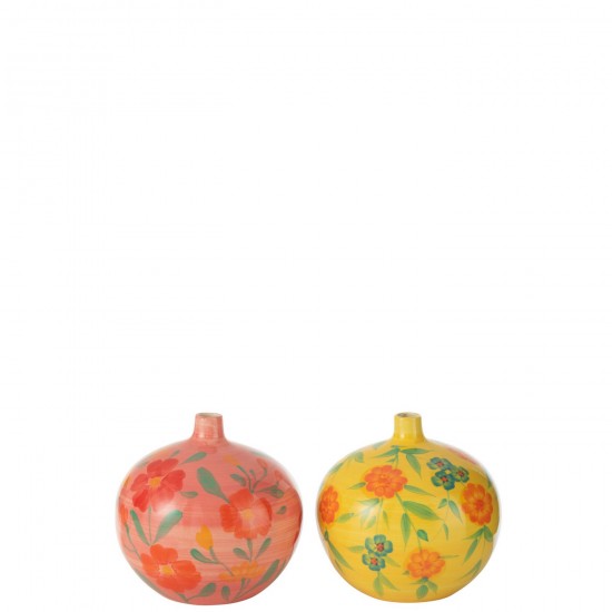 J-Line J Line vases Jolipa Vase Pichet Alegria Argile Mix Assortiment De 2.