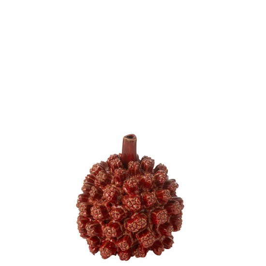 J-Line J Line vases Jolipa Vase Saki Ceramique Rouge Small.