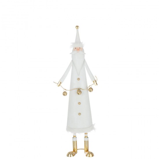 J-Line J Line peres noël Jolipa Père Noël Cloches Fer Doré Blanc.