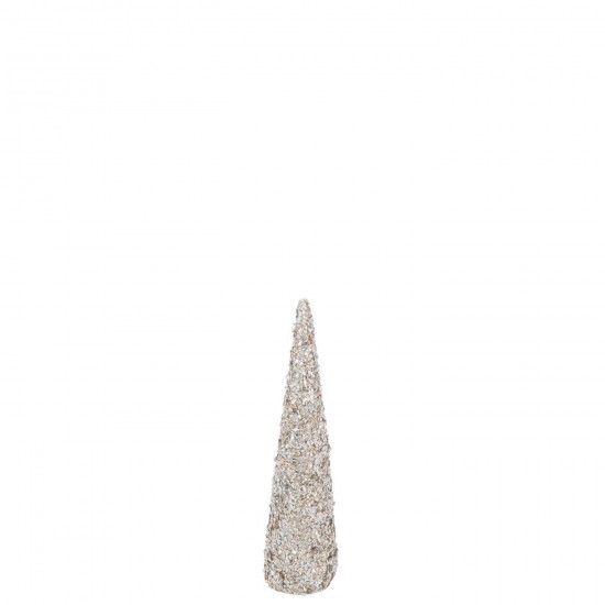 J-Line J Line cones de noel Jolipa Cône Sequins Mousse Champagne Medium.