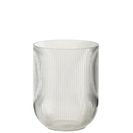J-Line J Line vases Jolipa Vase Ligné Verre Transparent Medium.