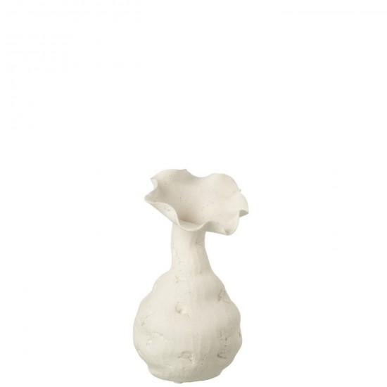 J-Line J Line Grands vases Grand vase Vases hauts Vase haut. Jolipa Vase Helix Céramique Blanc Small.