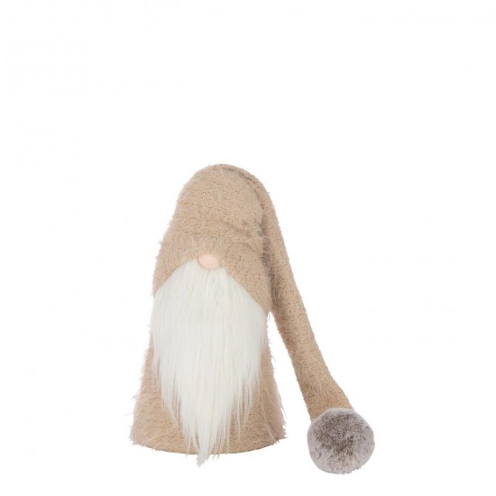 J-Line J Line peres noël Jolipa Père Noël Hiver Polyester Beige Blanc Small.