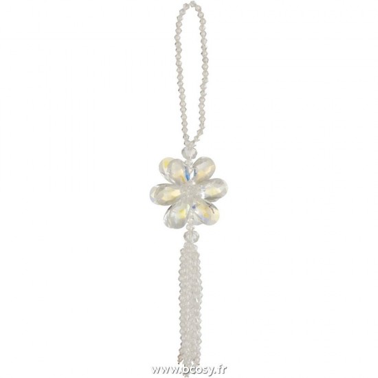 J-Line pendeloques Jolipa Jline Suspension Perles Plastique Blanc Large