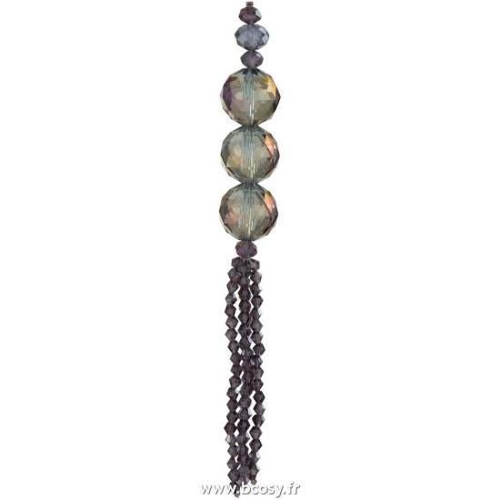 J-Line pendeloques Jolipa Jline Suspension Perles Plastique Mauve Small