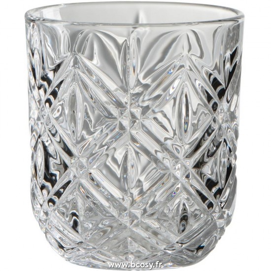 J-Line verres a d eau Jolipa Jline Drinkglas Anna Laag Glas