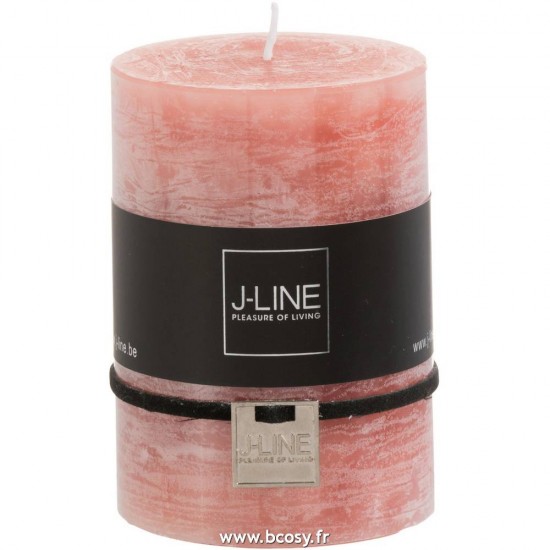 J-Line bougies cylindre Jolipa Jline Bougie Cylindrique Terracotta M 42H