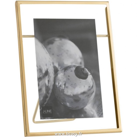 J-Line cadre cadres photo Jolipa Jline Cadre Photo 10X15 Transparent Metal Or Small