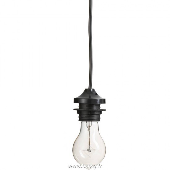 J-Line J Line lampes suspendues suspensions pendantes Jolipa Soquet Plastique Noir.