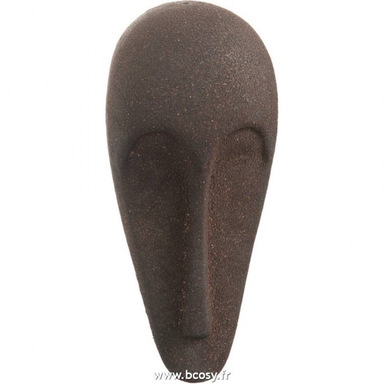 J-Line figurines statuettes Jolipa Jline Masque Long Ethnique Ceramique Marron Small