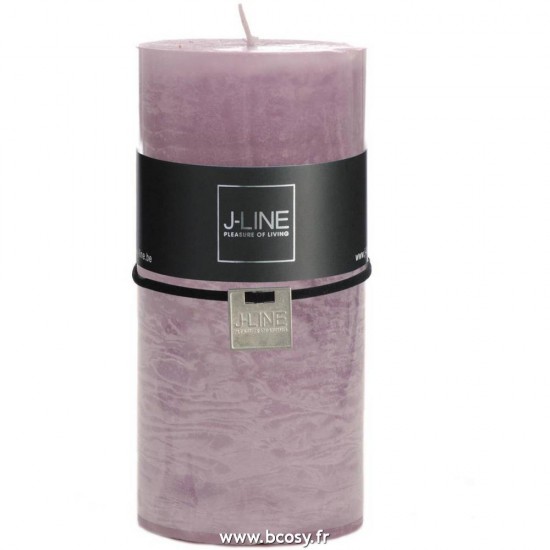 J-Line bougies cylindre Jolipa Jline Bougie Cylindre Lavande L 72H