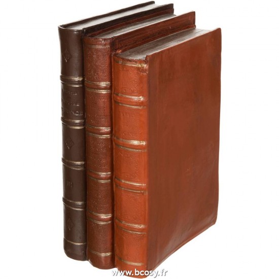 J Line Livres Resine Marron Large 28H Jline 95439 by Jolipa 95439