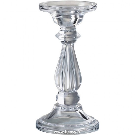 J-Line chandeliers candélabres Jolipa Jline Chandelier Bougeoir Tibo Verre Transparent Small