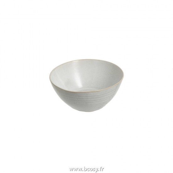 J Line Bol Noa Porcelaine Blanc Small 14 Jline 98315 by Jolipa 98315 Assortiment de 6 pcs