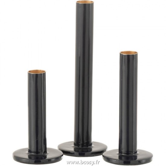 J-Line chandeliers candélabres Jolipa J Line Jline Set De 3 Chandelier Bas Moderne Metal Brillant Bleu