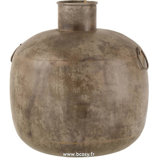 J-Line vases Jolipa J Line Jline Vase Antique Rond Marron Large