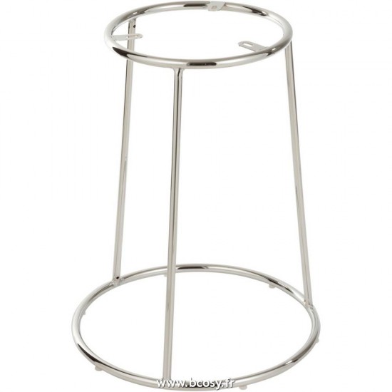 J Line Support Moyen Tabouret Metal Argent L43xB43xH55 cm Jline 19537 by Jolipa 19537