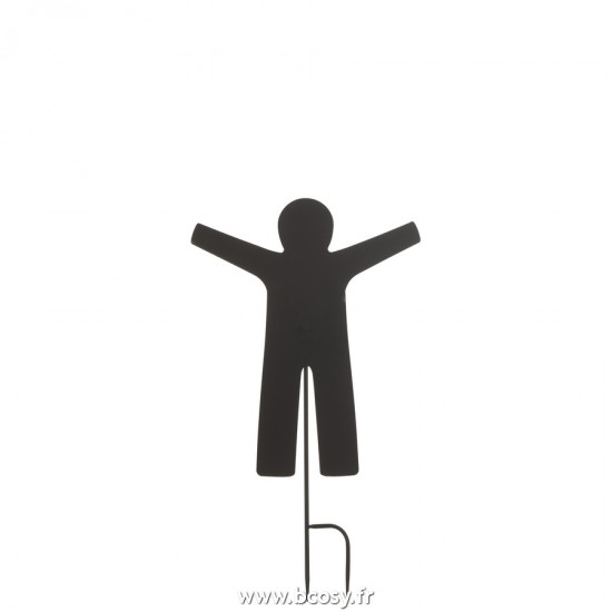 J Line decoration Jardin Maurice Metal Noir Small L40xH70 cm Jline 20225 by Jolipa 20225