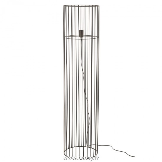 J-Line Lampadaires Lampes Raides Debouts Sur Pied De Sol Jolipa J Line Jline Lampe Sur Pied Cylindre Metal Noir