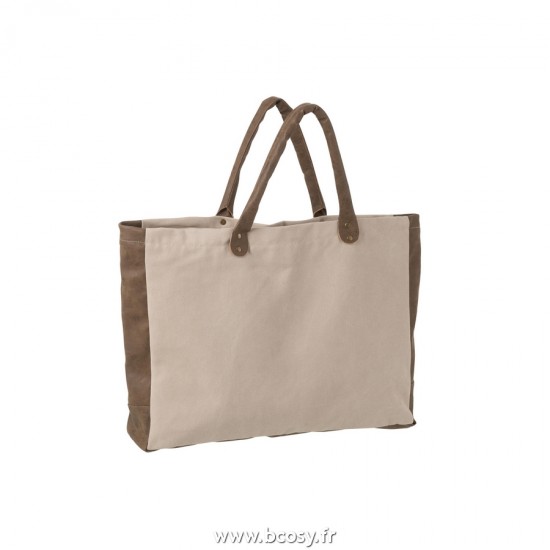 J-Line sacs de plage Jolipa J Line Jline Sac De Plage Petites Anses Textile Beige