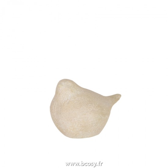 J Line Oiseau Magnesium Creme Small L28xB17xH8 cm Jline 21607 by Jolipa 21607