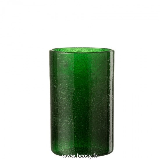 J Line Verre Longdrink Lisboa Verre Vert L8xB8xH13 cm Jline 21695 by Jolipa 21695 Assortiment de 6 pcs