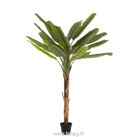 J-Line arbres decos Jolipa J Line Jline Bananier Plastique Vert Brun