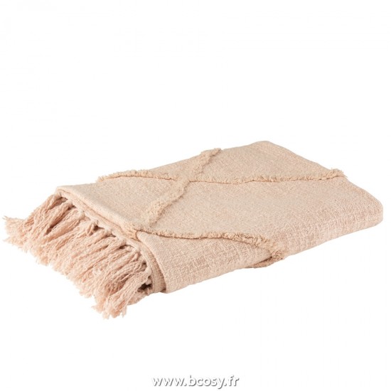 J-Line Jolipa J Line Jline Plaid Losange Coton Polyester Rose