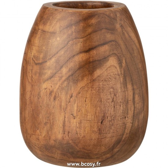 J-Line vases Jolipa J Line Jline Pot Paulownia Brun Medium