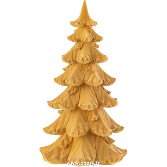 J Line Sapin Poly Ocre Small L17xB17xH29 cm Jline 26835 by Jolipa 26835